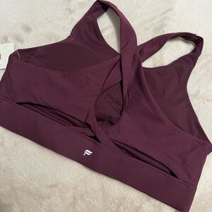 Fabletics Maroon Sports Bra